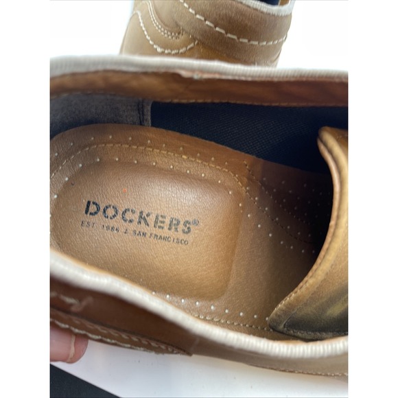 Dockers Mens Size 11.5 M Handel Tan Dress Casual Lace Up Oxford Shoes Dockers Mens Size 11.5 M Handel Tan Dress Casual Lace Up Oxford Shoes